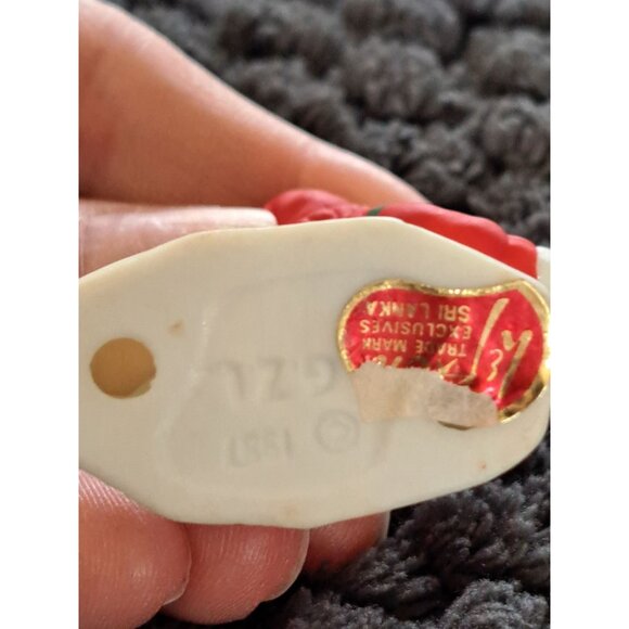 Vintage Lefton Holiday Child Figurines Boy Ice Skater Girl Falling Village - Picture 7 of 9